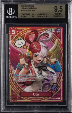 2026 ONE PIECE HEROINES EDITION SP #EB03-003 UTA BGS 9.5 - Image 1