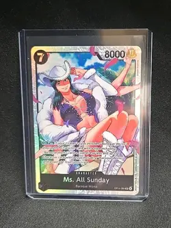 One Piece Azure Sea's Seven Ms. All Sunday Super Rare OP14 - 084 Nico Robin - Image 3