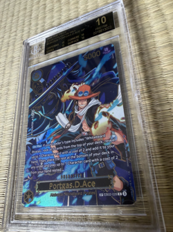 Portgas D Ace OP13 SP BGS 10 Black Label EB02-028 One Piece Carrying On His Will - Image 2