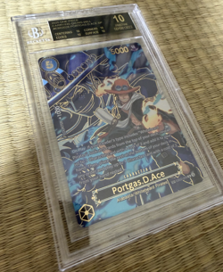 Portgas D Ace OP13 SP BGS 10 Black Label EB02-028 One Piece Carrying On His Will - Image 3