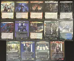 Final Fantasy MTG Foil Extended Art Borderless -34 Card Lot- Emet-Selch Terra - Image 3
