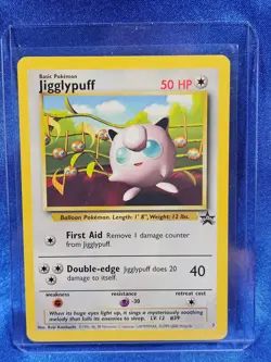 Pokemon Jigglypuff #7 2000 WOTC Black Star Promo Card - Image 1