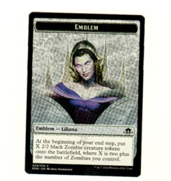 Liliana Emblem Token Eldritch Moon Magic the Gathering Token Card - Image 3