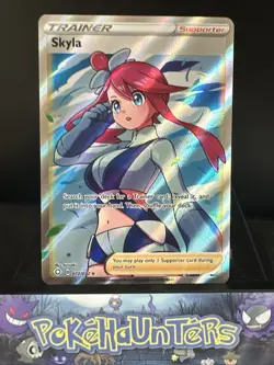 Pokemon card Skyla 072/072 Shining Fates Full Art Near Mint - Image 1