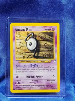 Unown [G] 27/105 Neo Destiny - Pokemon Card LP - Image 1