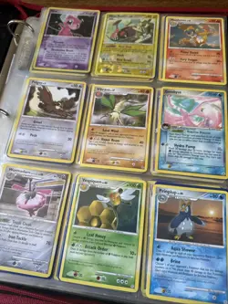 Old Vintage Binder Full of 223 Pokemon Cards - Image 1