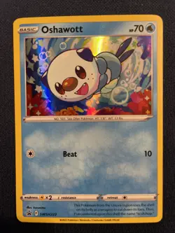 Oshawott SWSH222 Sword & Shield Promo Cards Holo (LP) - Image 1