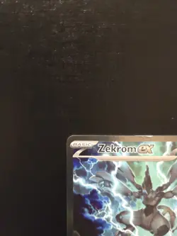 Pokemon Zekrom EX Black Bolt Special Illustration Rare Card #166/086 SV DAMAGED - Image 3