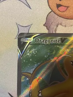 Pokemon Dragonite V Card Hyper Beam Buster Tail Promo Holo Rare 076/078 - Image 3