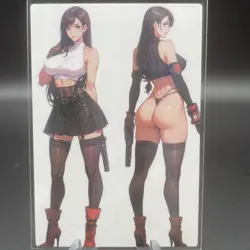 Tifa Lockhart Anime Waifu Card Doujin ACG Goddess Holo - Image 2