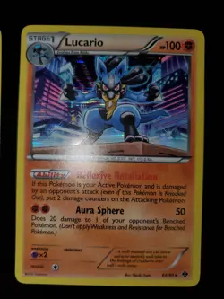 x2 Lucario 64/99 Holo Pokemon TCG Next Destinies and Blister Exclusive Card NM - Image 5