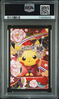 2016 POKEMON PLAYING CARDS MAIKO PIKACHU & OKUGE PIKACHU 9 OF DIAMONDS PSA 10 - Image 2