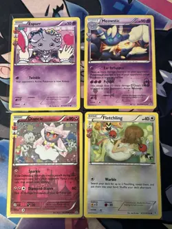 Lot of 12 XY Generations Radiant Collection Pokemon Cards Espurr Fletchling - Image 2