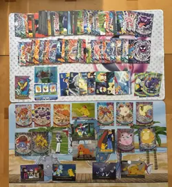 Vintage Pokemon Card Lot Topps Rainbow Foil Etc Fire Charizard 165 Cards NM/LP - Image 1