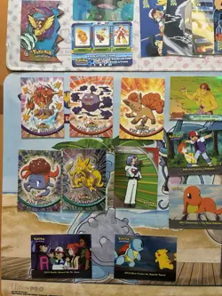Vintage Pokemon Card Lot Topps Rainbow Foil Etc Fire Charizard 165 Cards NM/LP - Image 3