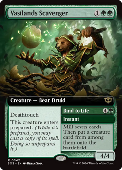 Vastlands Scavenger // Bind to Life (REGULAR) x1 - MTG SOS #342 - Image 1