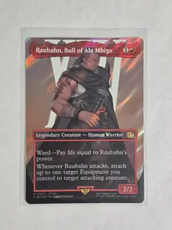 Raubahn, Bull of Ala Mhigo (Borderless) (Surge Foil) Final Fantasy Foil - Image 1
