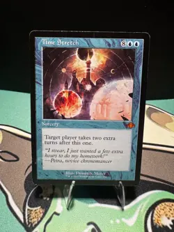 Time Stretch (Retro Frame) 294 Dominaria Remastered Magic: The Gathering MP - Image 1