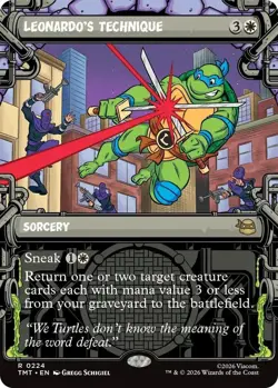 Leonardo's Technique MTG NM TMT Near Mint Non Foil Fast Shipping Showcase - Image 1