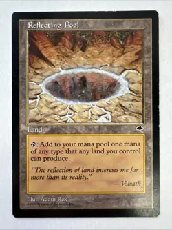 MTG 1997 Reflecting Pool Tempest Regular Magic the Gathering - Image 1