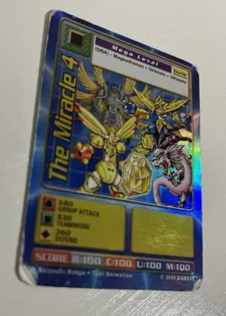 The Miracle Four Digimon Digi-Battle Promo Card DM-02 - Image 2