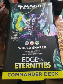 MTG MAGIC THE GATHERING EDGE OF ETERNITIES WORLD SHAPER COMMANDER DECK - Image 1