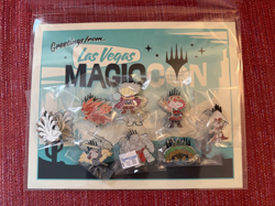 MTG Magic MagicCon Las Vegas 2026 Booth Exclusive Complete 8 Enamel Pin Set Lot - Image 1