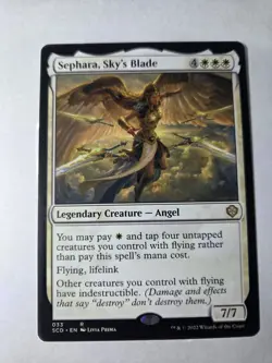 Sephara, Sky's Blade - Starter Commander Decks (SCD) (Near Mint) RARE #033 - Image 1