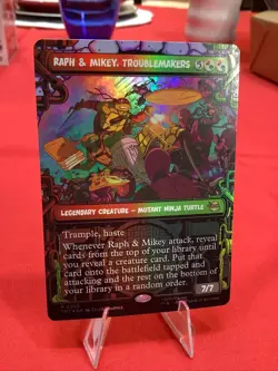 Raph & Mikey, Troublemakers (Showcase) Teenage Mutant Ninja Turtles Foil - Image 2