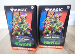 2 NEW MAGIC THE GATHERING TEENAGE MUTANT NINJA TURTLES COMMANDER DECK PACK POWER - Image 1