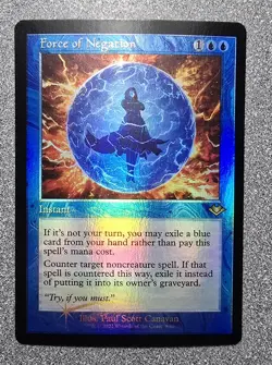 Force of Negation - Foil Retro Frame NM Modern Horizons. More 99c Auctions - Image 1