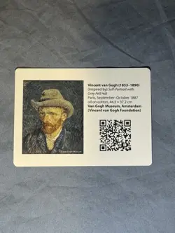 2023 Pokemon Van Gogh Museum Pikachu with Grey Felt Hat 085 Promo 3of3 - Image 4