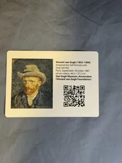 2023 Pokemon Van Gogh Museum Pikachu with Grey Felt Hat 085 Promo 1of3 - Image 3