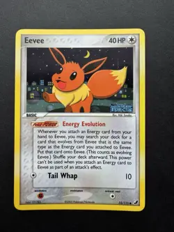 Eevee 55/115 Reverse Holo EX Unseen Forces STAMPED 2005 Pokemon LP/NM - Image 1