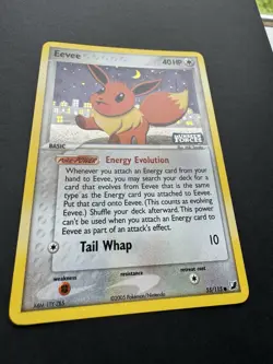 Eevee 55/115 Reverse Holo EX Unseen Forces STAMPED 2005 Pokemon LP/NM - Image 3
