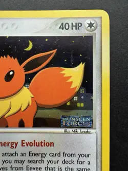 Eevee 55/115 Reverse Holo EX Unseen Forces STAMPED 2005 Pokemon LP/NM - Image 5