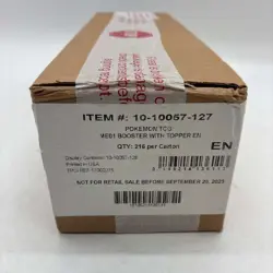 Pokemon TCG Mega Evolution Enhanced Booster 6-Box Case SEALED ME01 - Image 1