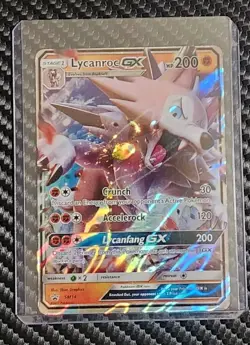 Lycanroc GX SM14 Sm Promos Holo pokemon card sar ar ir rare - Image 1