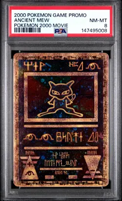 2000 POKEMON GAME MOVIE POKEMON 2000 MOVIE ANCIENT MEW PSA 8 - Image 1