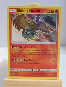 POKEMON Shining Ho-Oh SM70 Sun & Moon Black Star Promo Holo Sealed TCG Card - Image 1