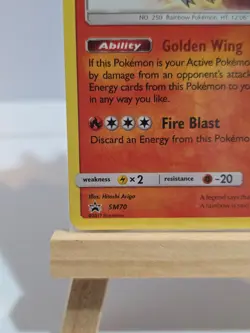 POKEMON Shining Ho-Oh SM70 Sun & Moon Black Star Promo Holo Sealed TCG Card - Image 5