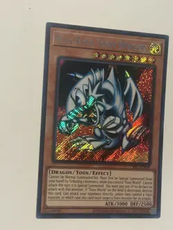 🔥 YUGIOH Blue-Eyes Toon Dragon SRL-EN000 SECRET RARE MINT - Image 3