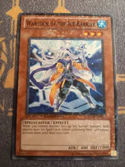 1x Warlock Of The Ice Barrier DT04-EN033 Duel Terminal Common Light Play - Image 1
