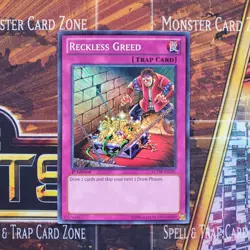 1x Reckless Greed - Super Rare - LCYW-EN285 - 1st Ed - LP - Image 1