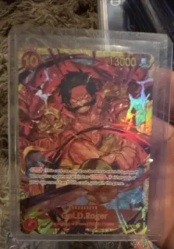 Bandai One Piece Card Game Gol.D.Roger Alt Art Foil SR OP05-118 OP05 - Image 1