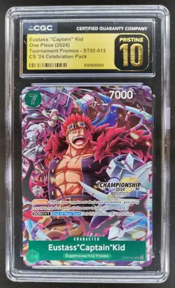 2024 ONE PIECE EUSTASS CAPTAIN KID PROMO ST02-013 CGC 10 PRISTINE I PT - Image 1
