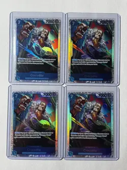 Crocodile | Playset Of 4 | OP09-046 SR | English | One Piece TCG - Image 1