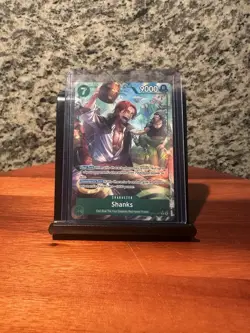 Shanks (Alternate Art) OP14-027 The Azure Sea's Seven Foil MINT One Piece TCG - Image 1