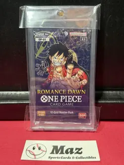 One Piece TCG - OP-01 English Booster Pack (1) - MINT - Image 1