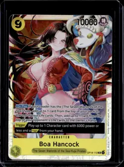 2026 One Piece Azure Sea's Seven Boa Hancock Super Rare #OP14-112 - Image 1
